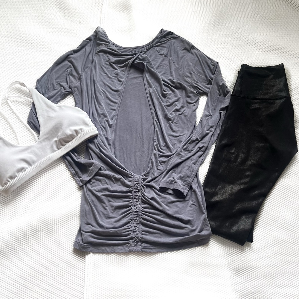 lululemon athletica Slate Long Sleeve Top
